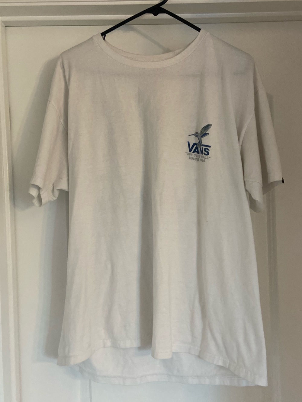 Vans Classic Fit White Graphic Tee